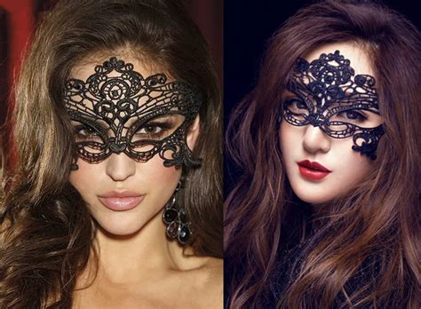 Nightclub Queen Sexy Lingerie Black Lace Hollow Goggles Mask Catwoman Uniform Temptation In