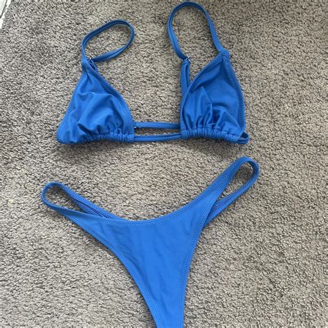 Glassons Blue Bikini Tags Cut Off Because They Are Depop