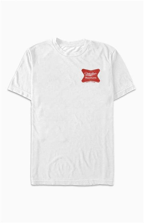 Miller High Life Logo T Shirt Pacsun