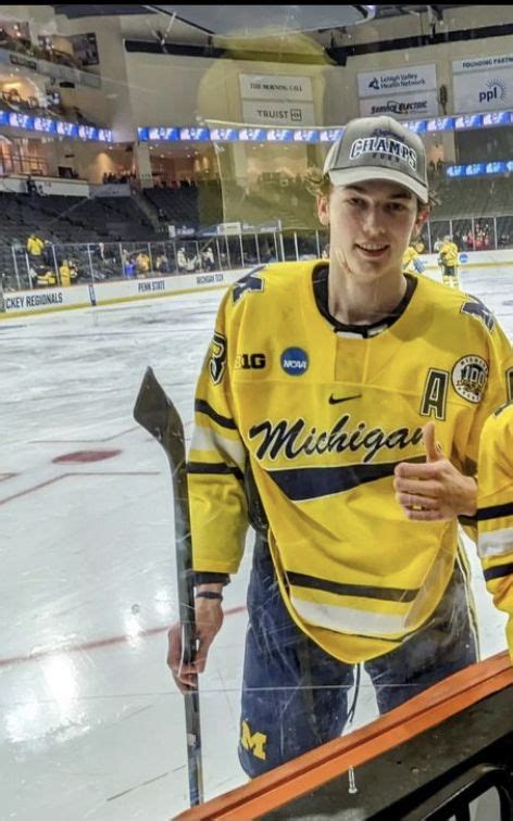 Pin By Olivia Zappala On NHL Hughes Brothers Hot Hockey Players Michigan Hockey