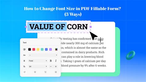 How To Change Font Size In Pdf Fillable Form Ways Updf