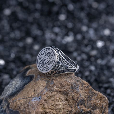 King Solomon seal ring - Lightweight Ring – Dorasilverdesign