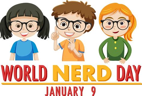 World Nerd Day Banner Design 14291680 Vector Art At Vecteezy