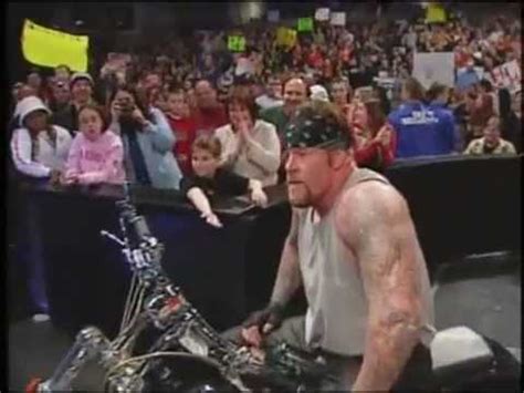 Undertaker On His Motorcycle