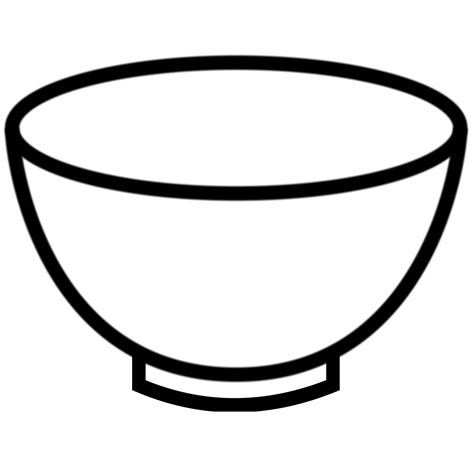 Bowl Black And White Clip Art Library