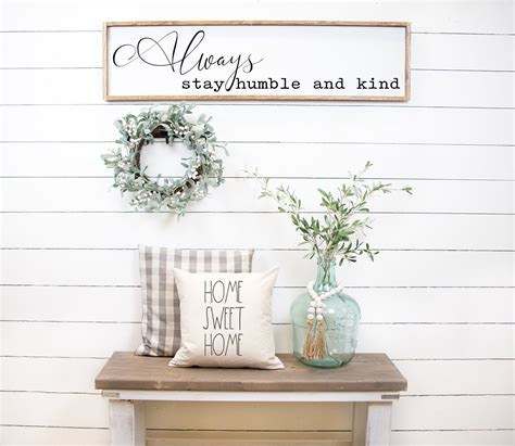 Farmhouse Style Wood Sign Farmhouse Style Wall Decor Farmhouse