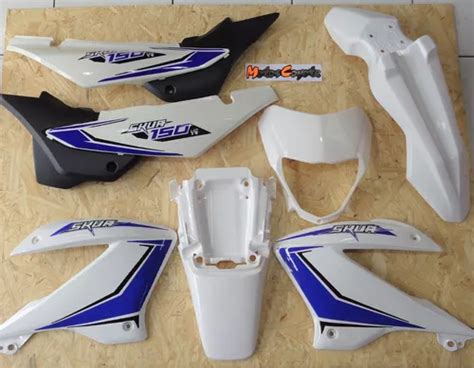 Kit Plasticos Motomel Skua 150 V6 Blanco Motos Coyote Moron