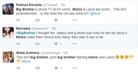 Big Brother S Marco Pierre White Jr Appears To Have Sex With Laura Carter Daily Mail Online