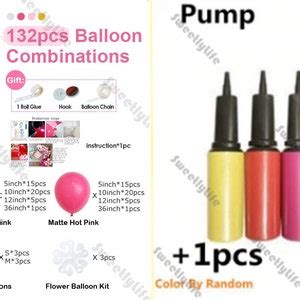 Pcs Daisy Balloon Arch Garland Kit Matte Lemon Hot Pink Balloons Boho Birthday Party Wedding