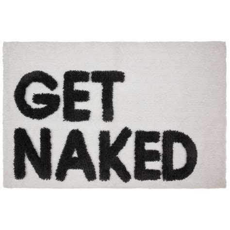 Get Naked Tufted Bath Mat Bathroom Accessories B M