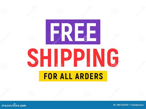Free Shipping Delivery Offer Banner. Free Shipping Poster Vector Design