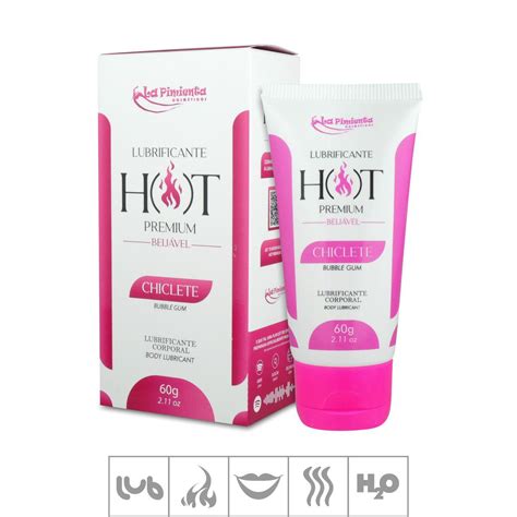 Lubrificante Beijável Hot Premium g ST Chiclete Atacado