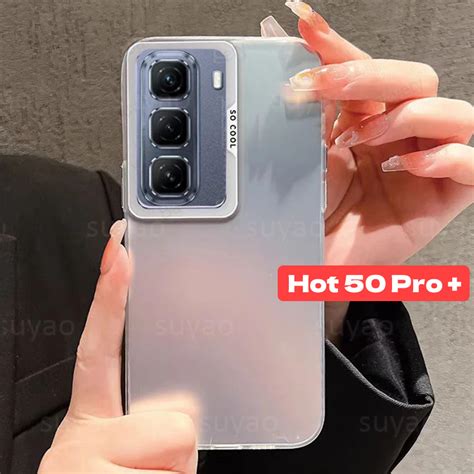 Para infinix Hot 50 Pro Plus 50i 50Pro 5G 4G 2024 Capa De Telefone Cor Sólida IMD Hot50