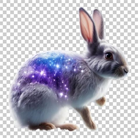 Premium Psd A Fantasy Rabbit Transparent Background