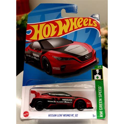 HOT WHEELS NISSAN LEAF NISMO RC 02 2022 GLOSSY RED Shopee Malaysia