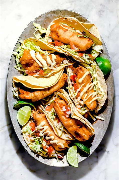 The Best Baja Fish Tacos With Baja White Sauce