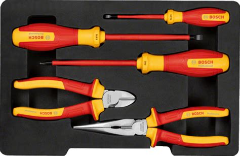 Vde Hand Tools Set Mixed Pc Combo Kit Bosch Professional