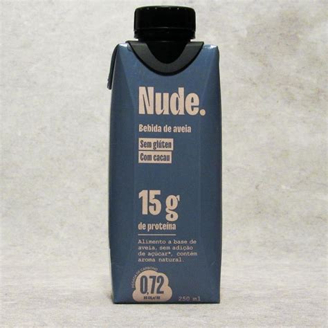 Bebida De Aveia Nude Proteica Cacau Org Nico Ml Verde Verso