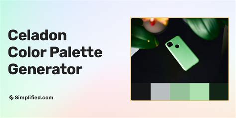 Generate celadon color palette in seconds