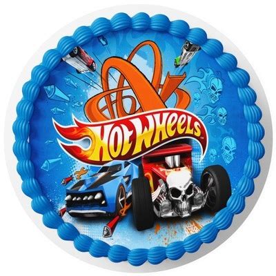 Op Atek Na Tort Hot Wheels Du Y Wyb R Gratis Napis Oficjalne Archiwum Allegro