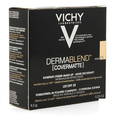Buy Vichy Dermablend Covermatte 25 Nude Powder 9 5g Now For Only 26 36 At Viata