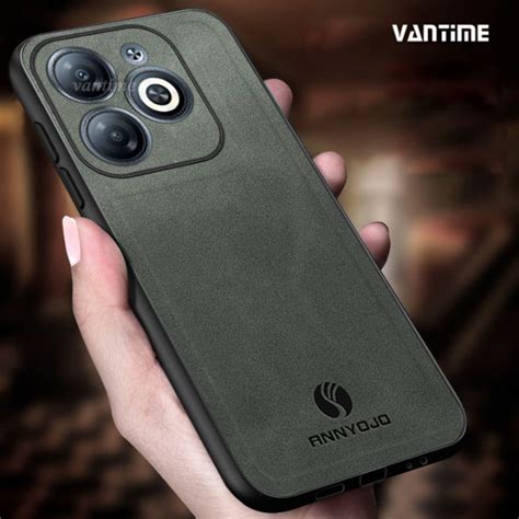 Vantime For Infinix Smart Hot I Case Soft Pure Leather Slim Matte Back Cover Daraz Lk