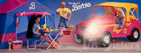 19901991 All American Barbie Weekend Barbie 9423 3712 Toy