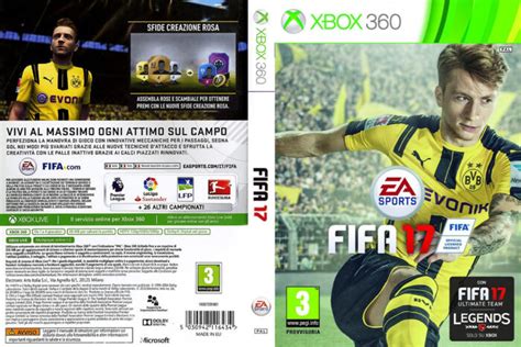 Fifa 17 Dvd Cover 2016 Xbox 360 Italian