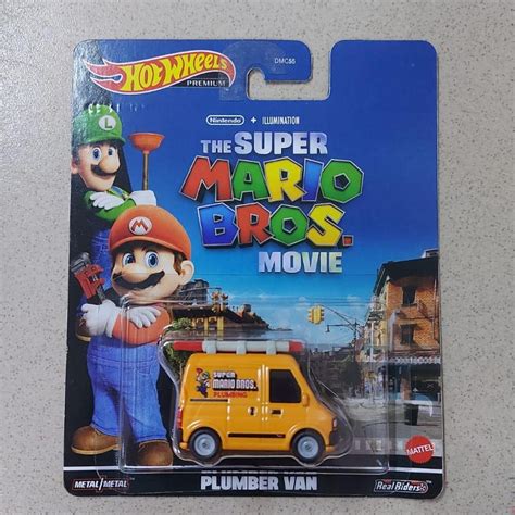 Plumber Van Hot Wheels Premium The Super Mario Bros Movie Shopee Malaysia