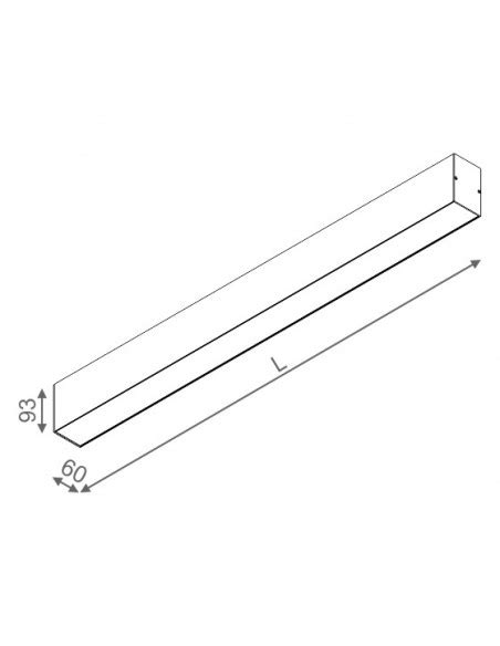 SET TRU 57 LED L Hermetic Wall AQForm 26363 Kinkiet Nad Lustro IP44