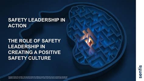 Workshop 1 Safety Leadership In Action The Role Of Safety Leadership