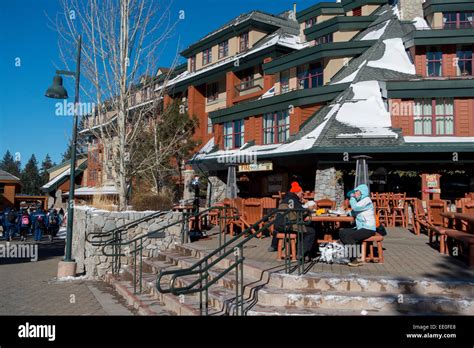 Usa California Ca South Lake Tahoe Heavenly Ski Resort Village Winter