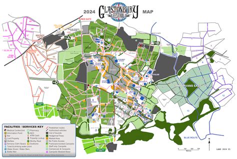 Glastonbury Festival Map Find Your Way Around Glasto
