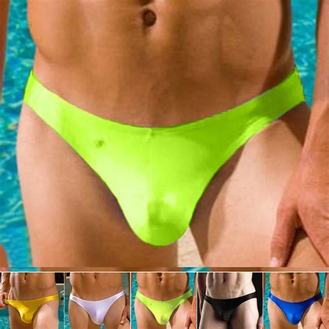 Sexy Swim Trunks Men S Swimsuit New Swimming Briefs Triangle Mens Bikini Swimwear Beach Bathing