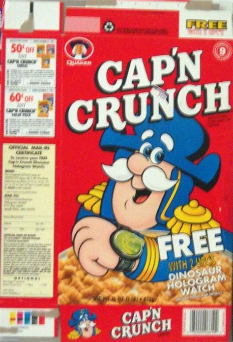 Cereal Box Price Guide Cereal Box Collecting by Pez Outlaw: Cap'n ...