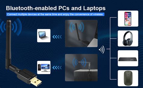 Amazon.com: Long Range Bluetooth Adapter for PC 5.3, USB Bluetooth ...