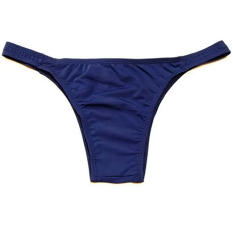 Aliexpress Buy Men S Silky Briefs Micro Bikini Panties Breathable Transparent Underpant