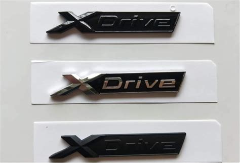 Amazon Duomai Chrome Black Fender Letters Xdrive Emblems For Bmw