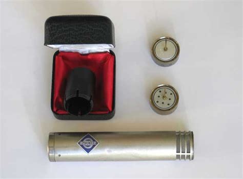 VINTAGE Neumann KM84 / KK83 Cardioid / Omni Condenser Microphone Set ...