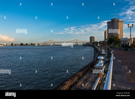 New Orleans Louisiana Usa June 18 2014 View Of The Mississippi
