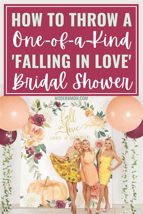 Fall Bridal Shower Ideas Inspiration Modern Moh