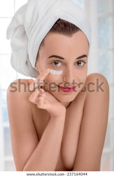 Beautiful Naked Woman Towel On Her Stock Photo Shutterstock