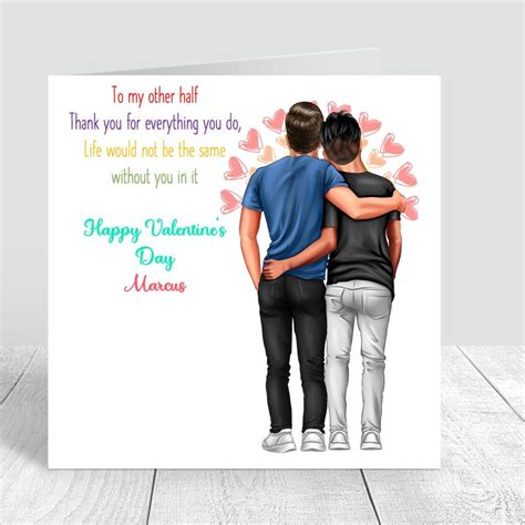 Gay Valentine Day Cards Etsy