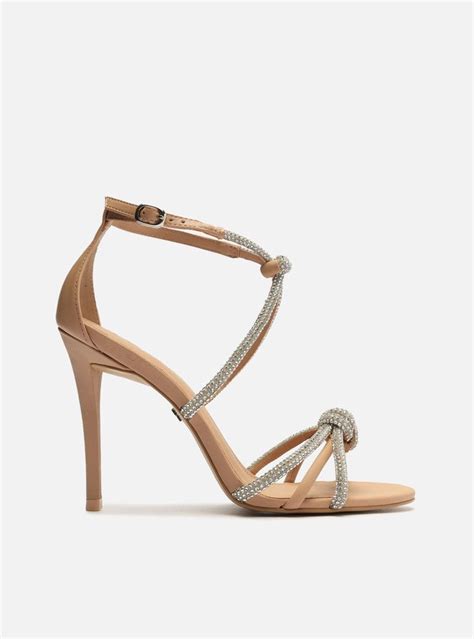 Sand Lia Nude Salto Fino Strass Arezzo