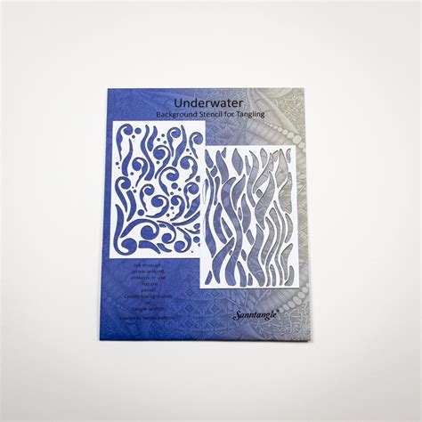 2 Underwater Background Stencils Sanntangle
