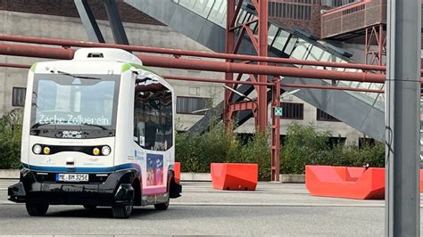 Autonome Busse Fahren Auf Zeche Zollverein Ruhrgebiet Nachrichten Wdr