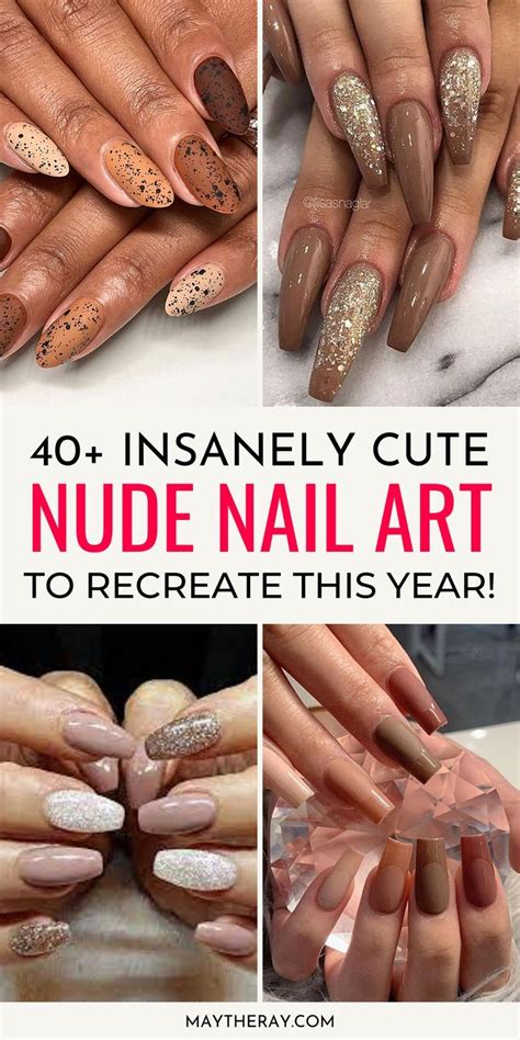 Insanely Cute Nude Nail Ideas The Best Acrylic Nails To Copy