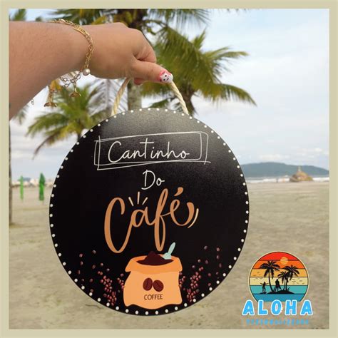 Plaquinha Decorativa Sublimada Cantinho Do Café Elo7