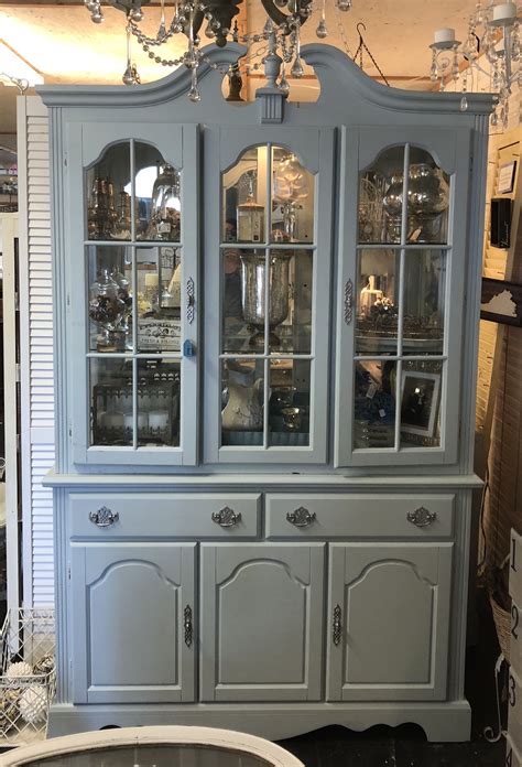 Painted China Cabinet In Fusion Mineral Paint Little Whale