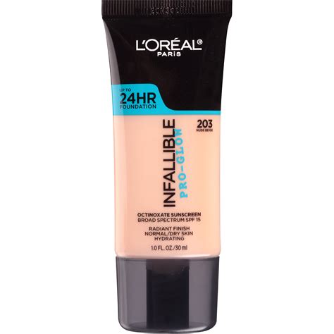 L Oreal Paris Infallible Pro Glow Foundation Nude Beige 1 Fl Oz Walmart